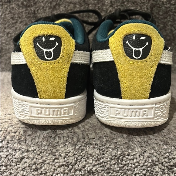 Puma Smiley World Black and Yellow Sneakers - Picture 2 of 6